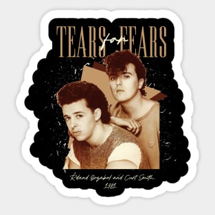 tears for fears // retro classic Sticker